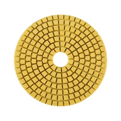 China ISO9001 4 Inch/100 mm Diamond Polishing Pad For Granite Wet Marble Stone for sale