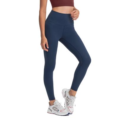 China Custom Gym Activewear Women's High Waist Breathable Workout Compression Sporty Yoga Pants With Pocket Plus Size Stretch Gaiters for sale