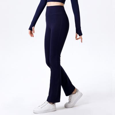 China Breathable Yoga Wear 2022 Buttocks High Abdomen Drop Winter Waist Professional Sports Fitness Use Bare Straight Leg Rocket Legging Pants for sale