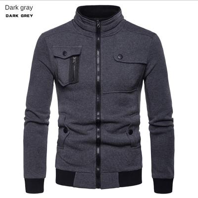 China QUICK DRY winter plus size men's jackets casual cardigan fleece jacket men's jackets 2021 outdoor multi-pocket passionate sweater stand-collar for sale