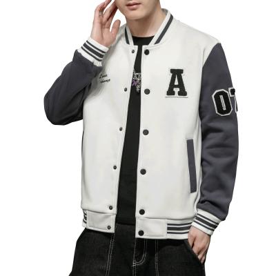 China QUICK DRY loose crop baseball varsity jacket stadium men print bomber team varsity jackets custom mens baseball unisex jacket for sale