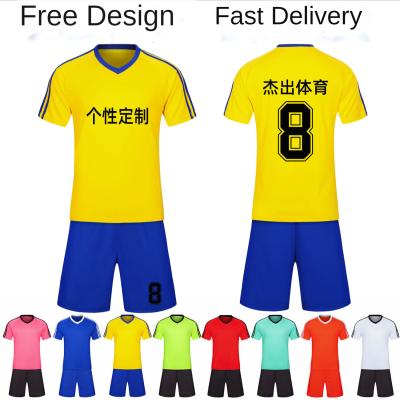 China Sets Wholesales Dye Sublimation Custom Printing Soccer Wears Uniforms Sportswear Set Team Training Football Wear Soccer Jerseys for sale