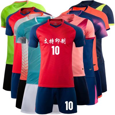 China Sets Factory Wholesale Custom Made High Quality Soccer Jersey Wear Comfortable Soccer Tracksuits Man Team Soccer Tracksuit for sale