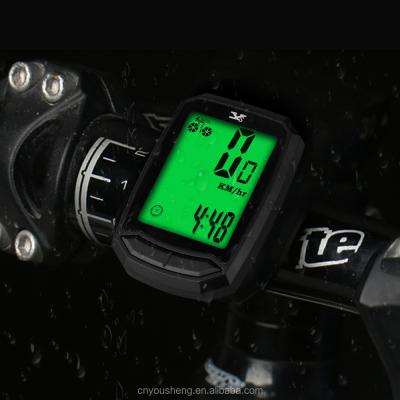 China Outdoor Actives YS 602 Wireless Bike Computer With Backlight Cycling And Waterproof Multifunction Large Screen Computer for sale