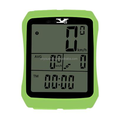 China LCD display +wireless cycle computer mountain bike computer wireless cycling electric bicycle cadence speed meter for sale