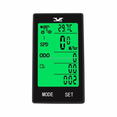 China YS-508 Large Screen Multifunctional Wireless Bike Computer Bicycle Riding Odometer for sale