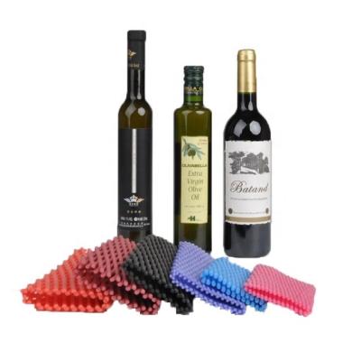 China Customizable Environmentally Friendly EPE Packaging EPE Plastic Wine Bottle Foam Sleeves for sale