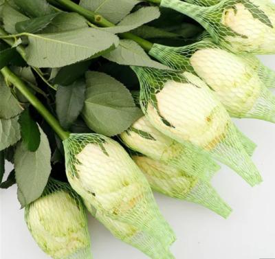 China Rose 10x1cm Net Wrapping Flower Bud Wrap For Package For Sales for sale