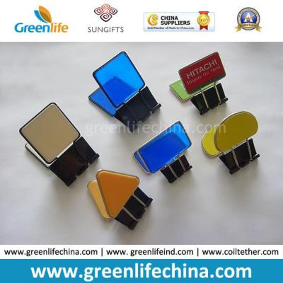 China Office Supply Customized Shape Binder Clip W/Logo Printing for sale