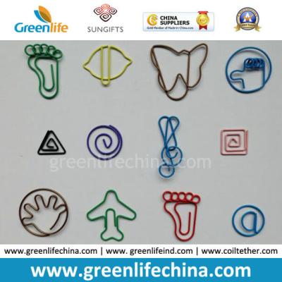 China Custom Logo Shaped Animal Shapes Paper Clips Good Paper Fasteners for sale