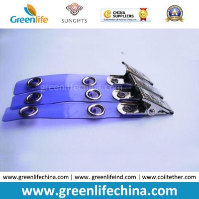 China Metal ID Clip W/Colored PVC Tape Popular Badge Accessories for sale