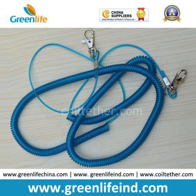 China 1m Elastic Spiral Plastic Coil Cord Belt for Fishing Using for sale