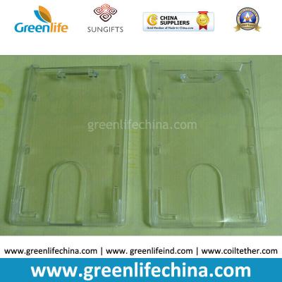 China Factory Hard Clear Plastic Rigid Security Badge ID Holders for sale