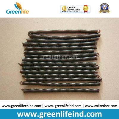 China Single Stretchable Brown Color Coil Straps without Clip/Hook for sale