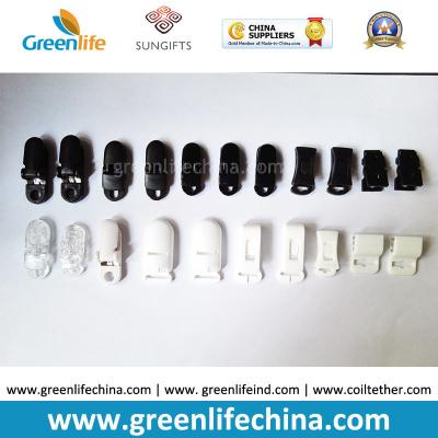 China Plastic ABS Clasp Clips Black White Clear Colors for sale