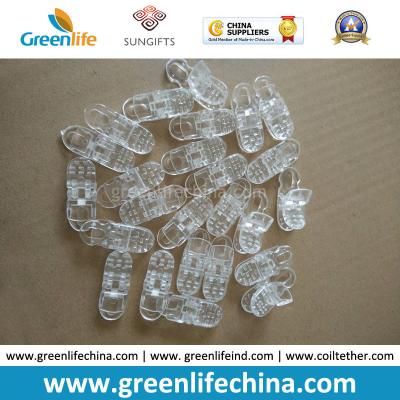 China PC Material Transparent Clear Big Alliagator Clips 37x13MM for sale