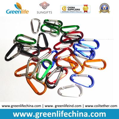 China Factory Direct Offer Colorful Aluminum D Shape Carabiner Clips Not for Climbing for sale