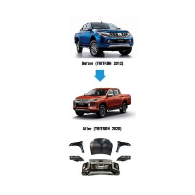 China New Arrival Pickup Car Accessories Plastic Body Kit For TRITON 2012 Upgrade TRITON/Mitsubishi L200 2020 for sale