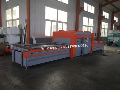 China Kitchen cabinet pvc door making machine automatic vacuum membrane press machine for sale