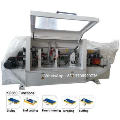 China woodworking automatic edge banding machine with pre milling and corner rounding for sale