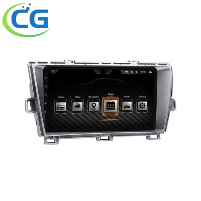 China GPS Android For Toyota Sequoia Prius Right Hand Multimedia GPS Visual Radio IPS Playstore BT DVD Player Silver Car Stereo Navigation for sale