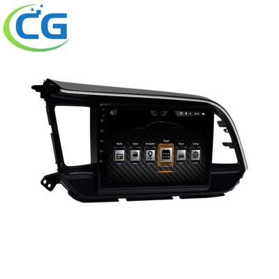 China 9 Inch Android Car GPS Player For Hyundai Elantra 2019 Car Radio VCR MP5 WIFI GPS Navigation Full Touch Screen IPS LHD for sale