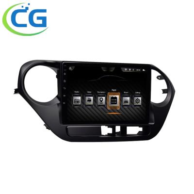 China GPS 9 Inch Navigator Car Radio VCR MP5 WIFI GPS Navigation 2014-2016 Touch Screen Full IPS LHD For Hyundai I10 for sale