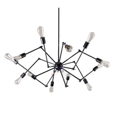 China Industrial Led Spider Light For Ceiling Fittings Home Decoration Dining Lamplight Night Chandelier for sale