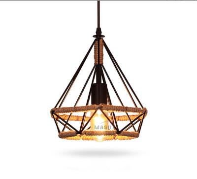 China Traditional China Best Wholesale Price Led Lights Edge Custom Rope Unique Pendant Lamp for sale