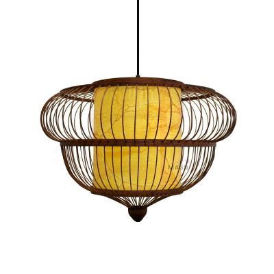 China Modern Unique Designs Led Lamp Pendant Lights Bamboo Lighting For Indoor for sale