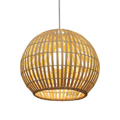 China Unique Bamboo Lamp Modern Led Pendant Light For Home Decor/Living Room/Restaurant/Shop for sale