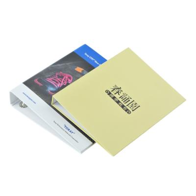 China Custom Wholesale Paper Cardboard Binder Folders Arganizer Logo Rings 6A Cute Folder Document Folder for sale