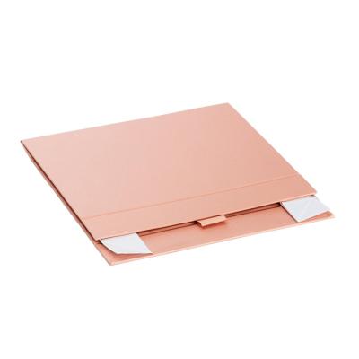 China 2021 Best Selling Handmade Foldable Cardboard Gift Packaging Magnetic Open Pink Box for sale