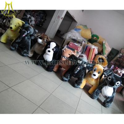 China Hansel Stuffed Animals Plush Wheel Led Wheel Animation Motorized Plush Animals for sale