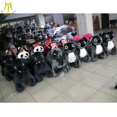 China Hansel Motorized Animals 4 Wheels Bicycle Toy Ride Stuffed Animals With Wheels for sale