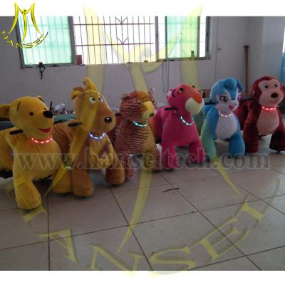 中国 Hansel Animal Rider Motorized Animals Motorized Plush Riding Animals 販売のため