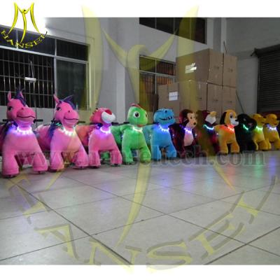 China Hansel Best selling battery operated animal toys four wheel electric scooter for kids in mall for sale