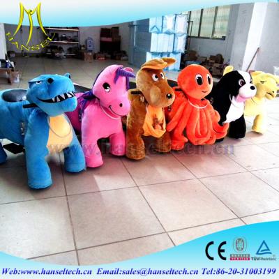 China Hansel amusement rides for rent	china amusement ride amusement ride  mechanical walking animal bike coin operated toys for sale