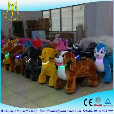 China Hansel children park kids electric ride on toy cars kiddie ride playground equipment for children kids animal joy ride for sale