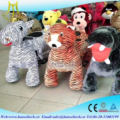 China Hansel entertainment center kids entertainment machines	kids amusement park supermaket indoor moving  animal scooters for sale