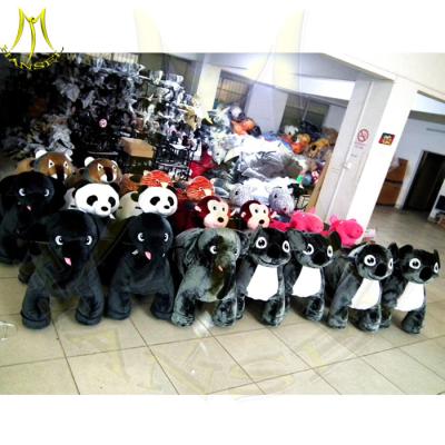 China Hansel  mechanical horses for children	amusement park rides for children animal scooter ride battery for supermarket for sale