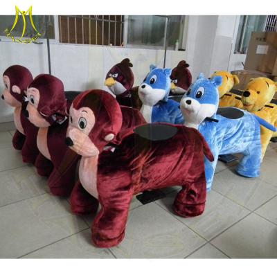 China Hansel battery operated ride cars kids kids play ground equipment amusement park toy ride on animal toys for kids for sale