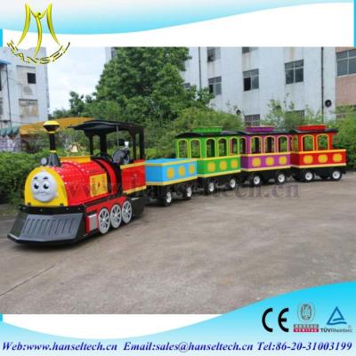 China Hansel Amusement park train rides for sale outdoor door park trackless amusement trains for sale for sale