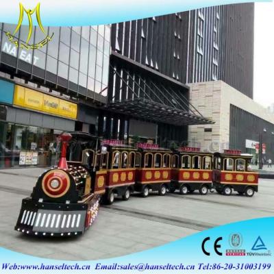 China Hansel best selling children electric train trackless train electric amusement kids train for sale supplier for sale