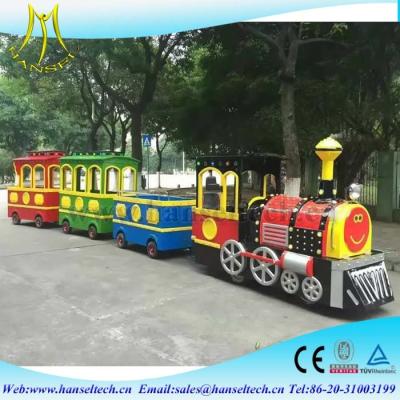 中国 Hansel Top Sales Cheap Colorful Kids Electric Amusement Train Rides for Amusement Park factory 販売のため