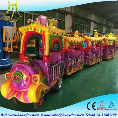 中国 Hansel children park riders outdoor electric mall trains/kids electric amusement train rides for sale 販売のため