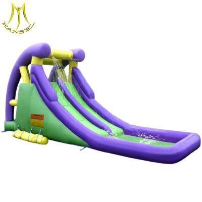 China Hansel amusement water park inflatable playground slides for kids in entertainment center for sale