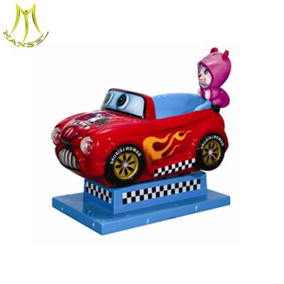 China Hansel indoor playground for sale coin operated car kids ride on car fiber glass kiddie rides for sale