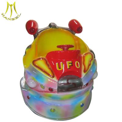 China Hansel   children outdoor amusement fiber glass coin operated UFO ride for sale