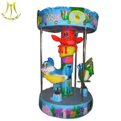 China Hansel  cheap arcade game machine indoor kids games toys kids carousel rides for sale